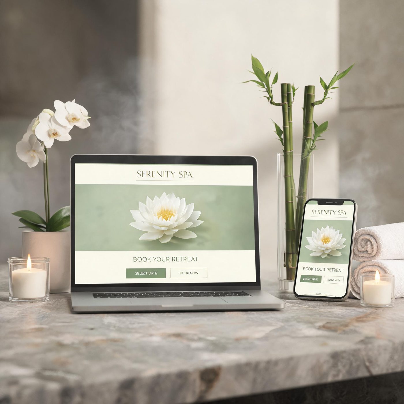 Mẫu website thẩm mỹ & spa — Serenity Spa