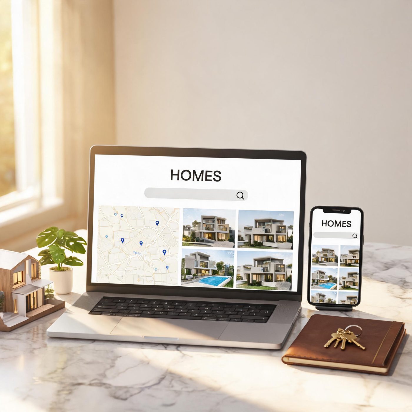 Mẫu website bất động sản — Saigon Homes